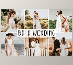 Download Boho Wedding Mobile & Desktop Lightroom Presets by creativetacos