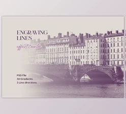 Download Engraving Lines Photoshop Effect by pixelbuddha