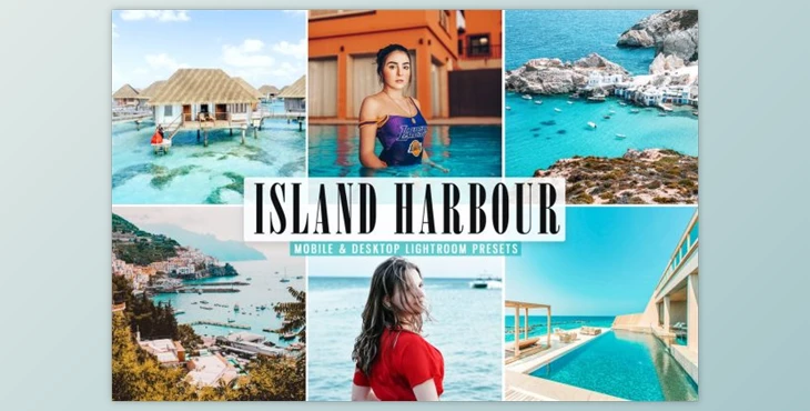 Download Island Harbour Mobile & Desktop Lightroom Presets by creativetacos
