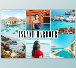 Download Island Harbour Mobile & Desktop Lightroom Presets by creativetacos