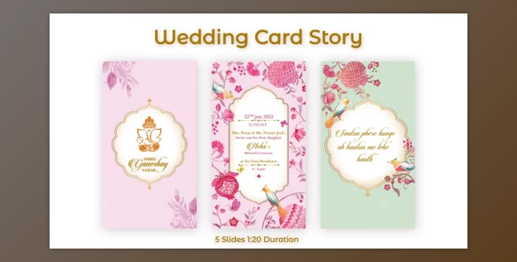 Download Wedding Card Story (Videohive 32250778) - AE Project