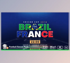 Download Football Soccer Cup Pack (Videohive 22063134) - AE Project