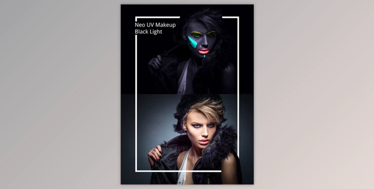 Download Neo UV Makeup Black Light Photoshop Action - Photo Effects