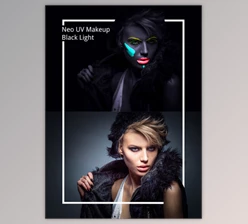 Download Neo UV Makeup Black Light Photoshop Action - Photo Effects