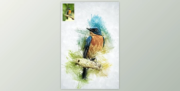 Download Modern Digital Paint Photoshop Action By denis154 (ATN, ABR, PAT, txt)