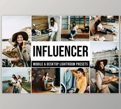 Download Influencer Mobile and Desktop Lightroom Presets by Laksmita