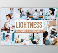 Download Lightness Mobile and Desktop Lightroom Presets by Laksmita
