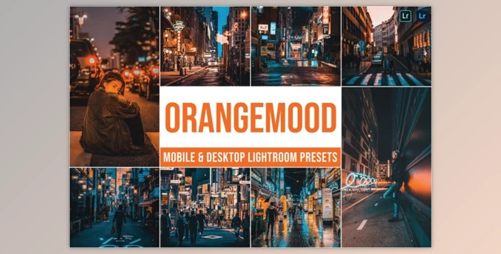 Download Orange Mood Mobile and Desktop Lightroom Presets by Laksmita