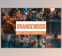 Download Orange Mood Mobile and Desktop Lightroom Presets by Laksmita