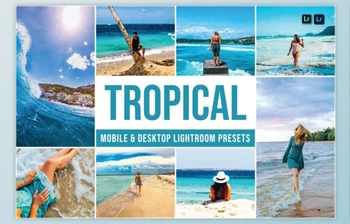 Download <span class='badge badge-warning'>Tropical</span> Mobile and Desktop Lightroom Presets by Laksmita