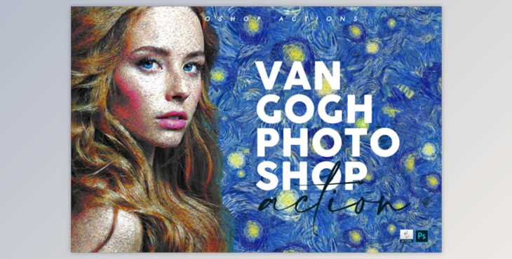 Download Van Gogh Painting Photoshop Actions By Invents