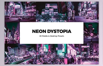 Download 20 Neon Dystopia Lightroom Presets & <span class='badge badge-warning'>LUTs</span>