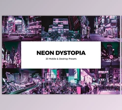 Download 20 Neon Dystopia Lightroom Presets & LUTs