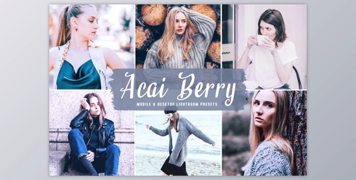 Download Acai Berry Mobile & Desktop Lightroom Presets by creativetacos
