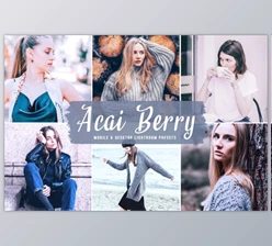 Download Acai Berry Mobile & Desktop Lightroom Presets by creativetacos