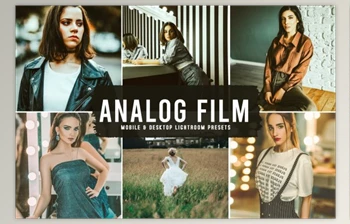 Download <span class='badge badge-warning'>Analog</span> Film Mobile & Desktop Lightroom Presets by creativetacos