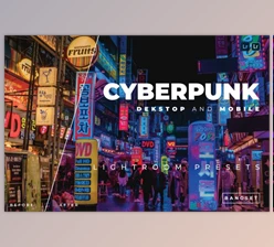 Download Cyberpunk Desktop and Mobile Lightroom Preset by Bangset