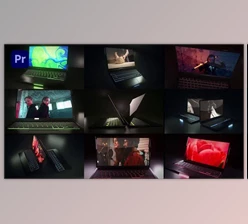 Download Dark Laptop Mockup (Videohive 31995438)