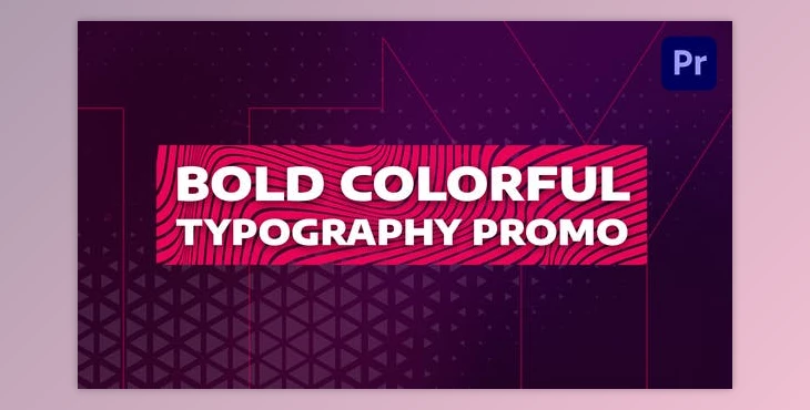 Download Bold Colorful Typography Promo - Mogrt (Videohive 31901878)