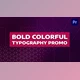 Download Bold Colorful Typography Promo - Mogrt (Videohive 31901878)