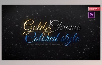 Download Gold Chrome Colored Steel <span class='badge badge-warning'>Titles</span> (<span class='badge badge-warning'>Videohive</span> 24647949)