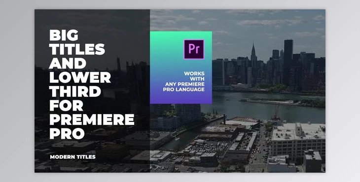 Download Simple Big Titles - MOGRT - Corporate (Videohive 23597539) - PR Project
