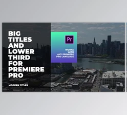 Download Simple Big Titles - MOGRT - Corporate (Videohive 23597539) - PR Project