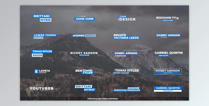 Download Minimal Lower Thirds for Premiere Pro (Videohive 23291917)