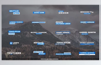 Download Minimal Lower Thirds for <span class='badge badge-warning'>Premiere</span> <span class='badge badge-warning'>Pro</span> (Videohive 23291917)