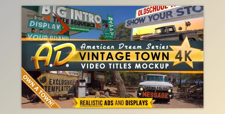 Download Vintage Town Titles Intro - AD (Videohive 31902618) - AE Project