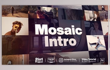 Download Mosaic <span class='badge badge-warning'>Intro</span> (<span class='badge badge-warning'>Videohive</span> 31496131) - AE Project