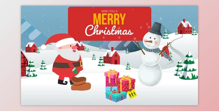 Download Cartoon Christmas Wishes - Christmas Opener (Videohive 25187653) - AE Project