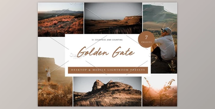 Download 7x Lightroom Presets, Golden Gate By Kzara Visual Concepts