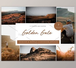 Download 7x Lightroom Presets, Golden Gate By Kzara Visual Concepts