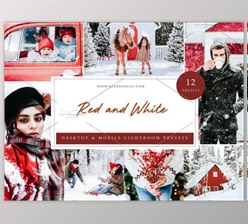 Download 12 x Lightroom Presets Red and White By Kzara Visual Concepts