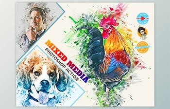Download Mixed Media Photoshop Action By MRI <span class='badge badge-warning'>STUDIO</span>