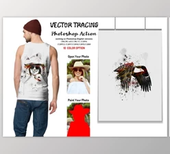 Download Vector Tracing Photoshop Action By Studio Retouch