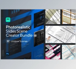 Download Shadows + Slides Mockup Bundle (PSD) CreativeMarket-5892021