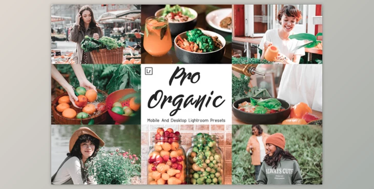 Download 10 Pro Organic Lightroom & Mobile Presets by 3Motional (Desk, Mob)