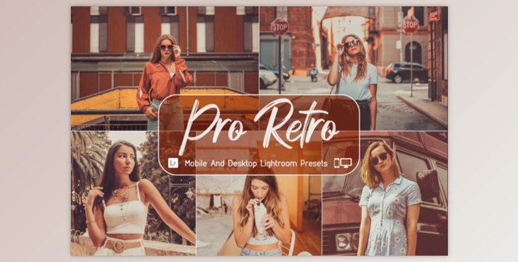 Download 10 Pro Retro Mobile And Desktop Lightroom Presets by 3Motional