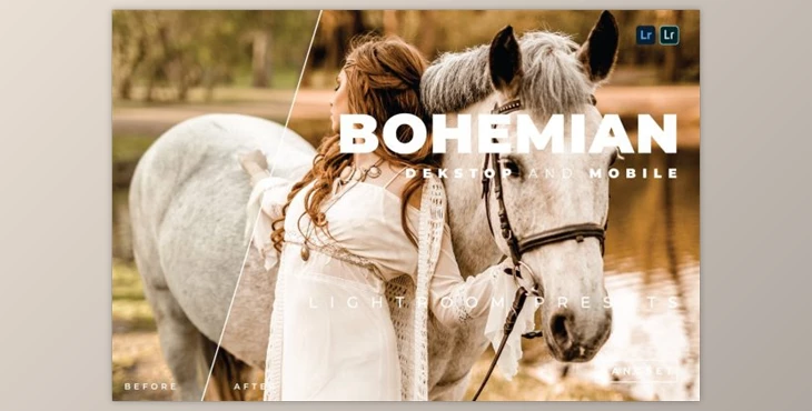 Download Bohemian Desktop and Mobile Lightroom Preset by Bangset