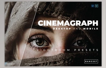 Download Cinemagraph Desktop and Mobile Lightroom <span class='badge badge-warning'>Preset</span> by Bangset