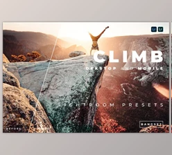 Download Climb Desktop and Mobile Lightroom Preset by Bangset