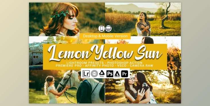 Download Lemon Yellow Sun Lightroom Presets and LUTs By DreamColor