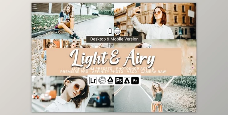 Download Light and Airy Lightroom Presets and LUTs By DreamColor