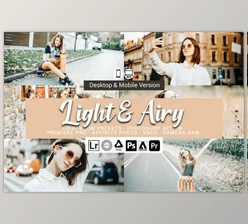 Download Light and Airy Lightroom Presets and LUTs By DreamColor