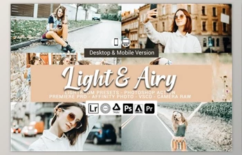 Download Light and Airy Lightroom Presets and <span class='badge badge-warning'>LUTs</span> By DreamColor
