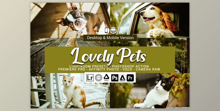 Download Lovely Pets Lightroom Presets and LUTs By DreamColor