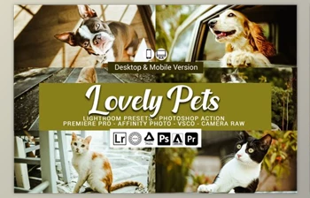 Download Lovely Pets Lightroom Presets and <span class='badge badge-warning'>LUTs</span> By DreamColor