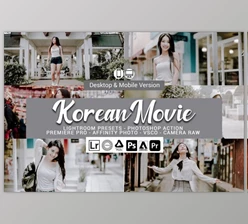 Download Korean Movie Lightroom Presets and LUTs By DreamColor